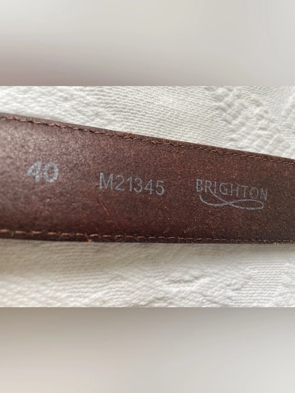 Brighton Chicago Leather Aztec Belt  Western y2k 90s u Mens